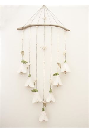 Composizione di Campanelle Capresi portafortuna Capri Bell | 20103644FIORI BIANCO
